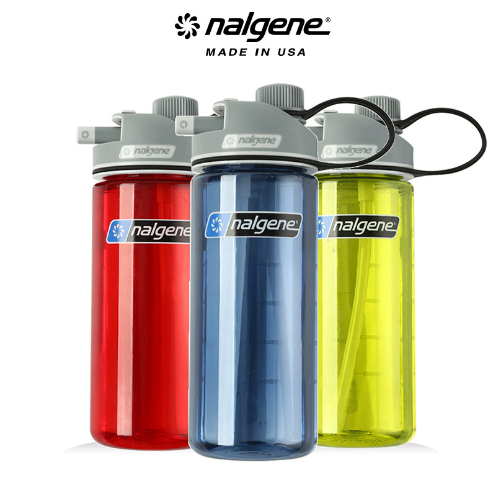 Nalgene/乐基因 美国原装进口多功能运动水壶塑料吸管水杯590ml