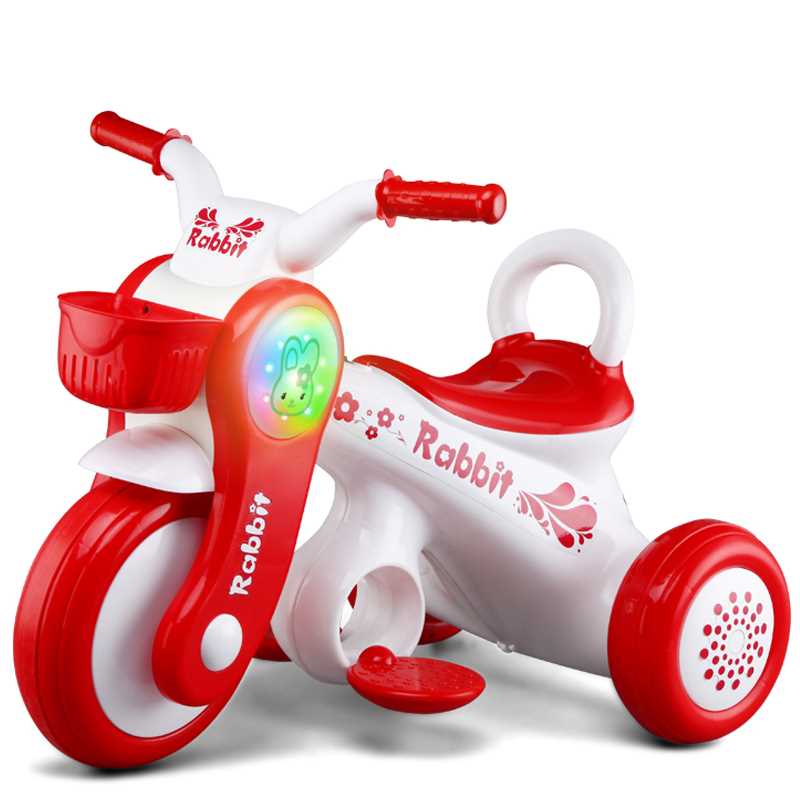 新款儿童电动摩托车宝宝三轮车充电玩具车可坐人小男女孩3-6岁童