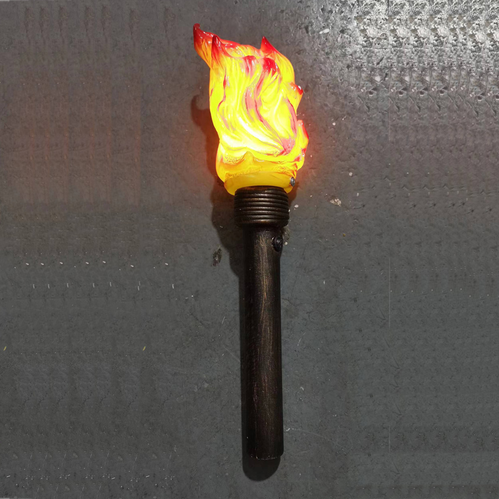火炬灯室内外火炬灯3D防真火运动会火把灯电池电子复古手持开幕式