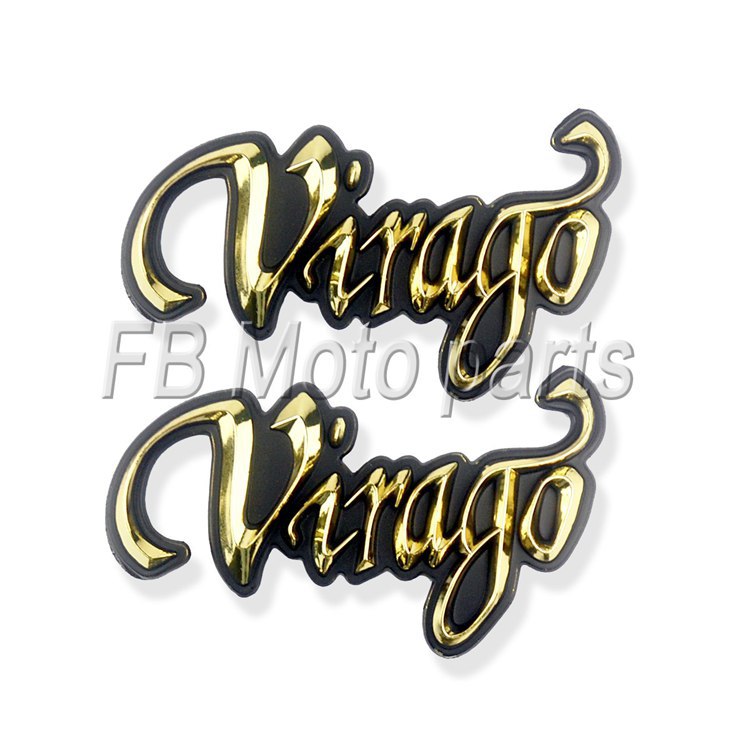 塑料标油箱贴花Virago摩托车标适用于雅马哈天王太子XV125 XV250