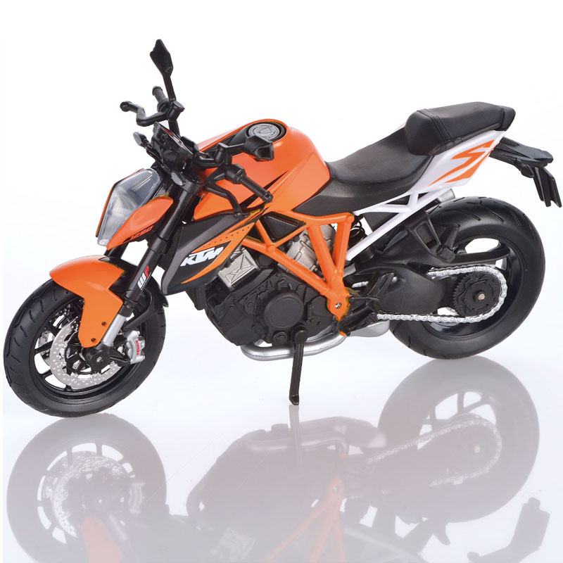 德国KTM 1290摩托车模型可移动车把玩具礼物真实还原摆件