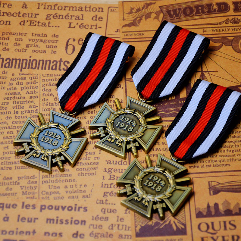 兴登堡十字荣誉勋章德国1914一战铁十字徽章金属胸章配饰挂件厚重
