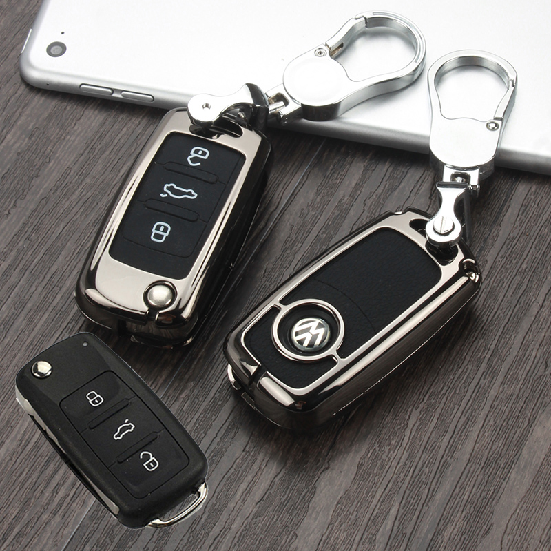 适用2018款大众新速腾钥匙套老速腾汽车遥控保护扣包1.4T男1.6L