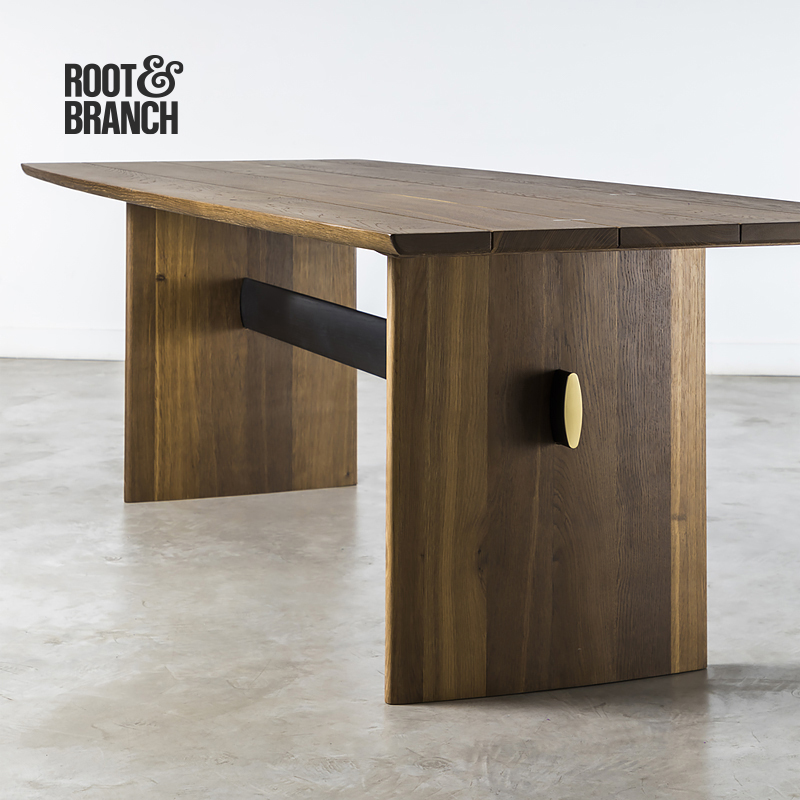 进口原版Root Branch北欧表情NORHOR/SHONA实木橡木餐桌大尺寸K