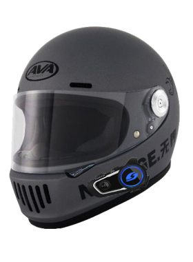正品AVA王朝头盔复古摩托车碳纤维国潮巡航玻璃纤维男女机车全盔
