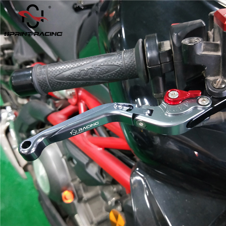 适用于龙嘉sixties复古踏板车VMAX300i改装折叠防摔刹车牛角配件