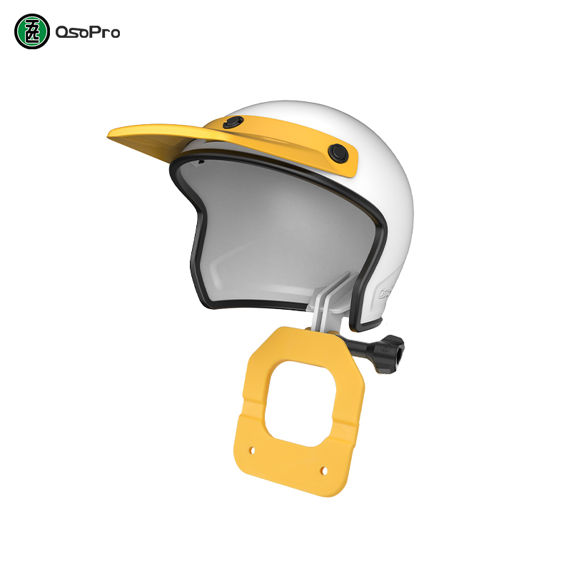 五匹小盔盔摩托车手机甲壳支架专用遮阳罩防小雨装饰个性拓展小帽