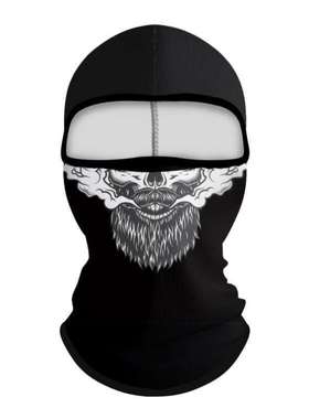 男女男户外面罩骑行摩托车面巾全脸头盔防风冰丝夏季内衬防晒头套