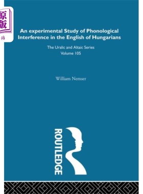 海外直订Experimental Study of Phonological Interference ... 匈牙利人英语语音干扰的实验研究