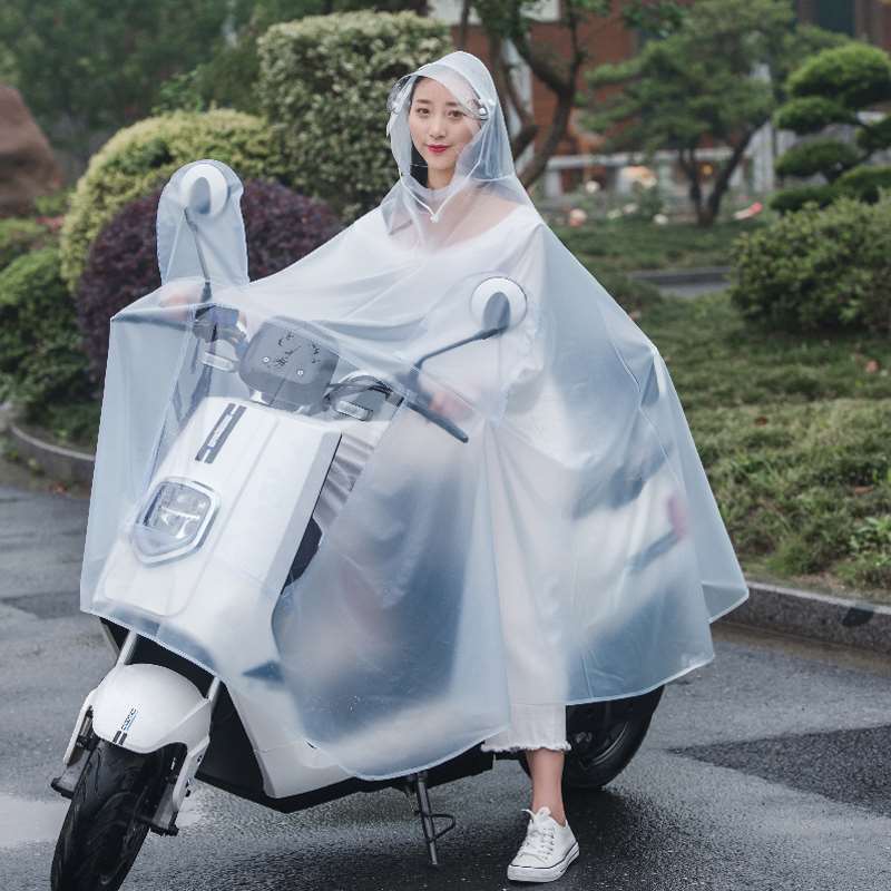 雨衣电动车电瓶车雨天神器摩托车防暴雨透明雨披成人单人女款专用