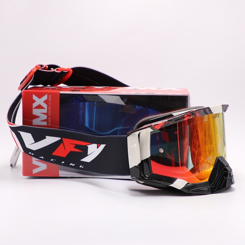VFY越野摩托车骑行风镜骑士装备头盔护目镜防风眼滑雪镜槽近视OTG