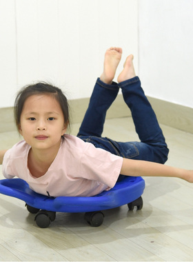 家用感统训练器材加厚虫虫滑车儿童平衡滑板车宝宝爬康复训练虫形