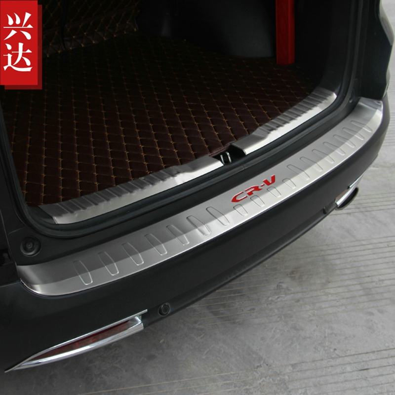 适用于2012-16款东风本田CRV专用不锈钢后备箱踏板 CR-V后护板