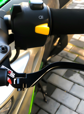 新品越野摩托车改装省力鲍鱼机车牛角离合器分泵总成通用手把配件