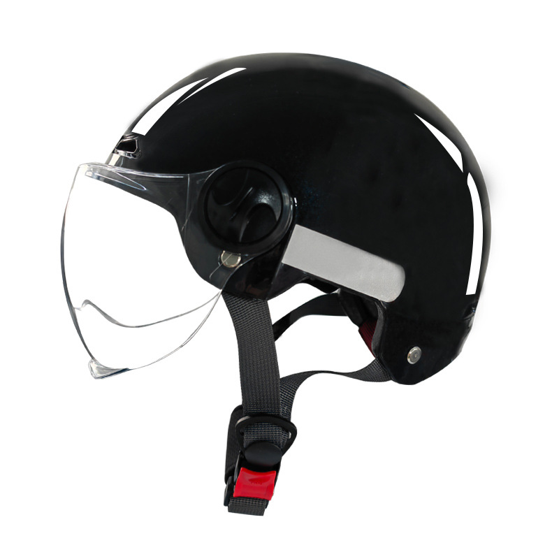 金钟罩新国标3C认证电动车头盔摩托车头盔烤漆男女通用可加印字图