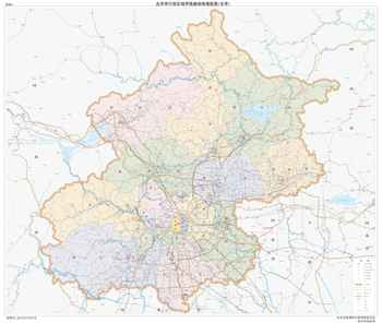 北京市1地图行政区划水系河流湖泊交通地形铁路卫星流域打印定制