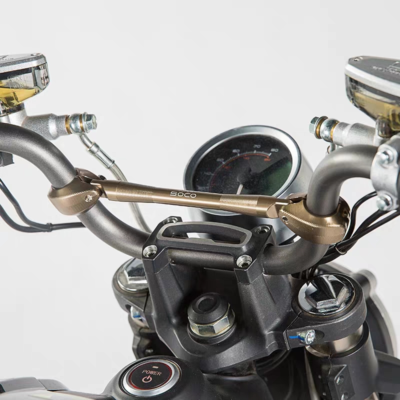速珂SOCO TS TC电动车 加强配件装饰拉杆电动摩托车铝合金平衡杆
