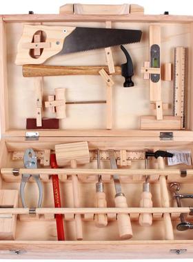 幼儿园儿童木工工具套装木匠大全diy材料手工课程木工课制作玩具