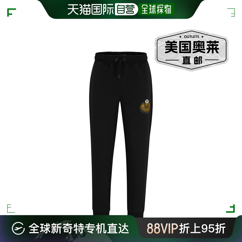 BOSS x NFL 棉混纺运动裤，带有合作品牌标志 - 包装工 【美国奥