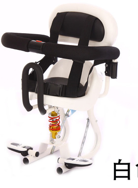 电动摩托踏板电瓶车儿童座椅前置小孩宝宝护栏减震围栏安全带坐椅