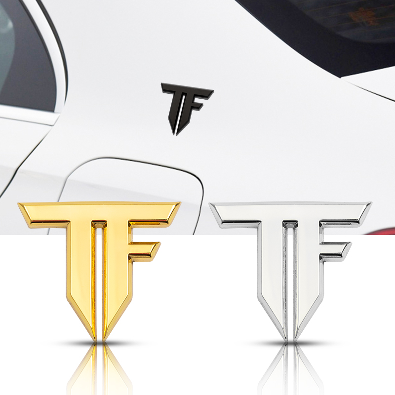 个性金属车贴汽车人标志车贴3D立体改装变形金刚车标TF装饰贴尾标