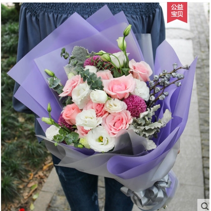 杭州下城区西湖文化广场武林银泰嘉里中心鲜花店母亲节速递玫瑰