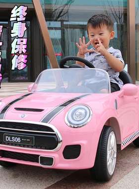 正品婴儿童电动车四轮可坐人宝宝跑车遥控宝马mini男女小孩玩具电