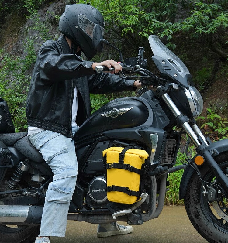 适用多功能贝纳利502C幼狮500/250摩托车装备宝马帆布包护杠包