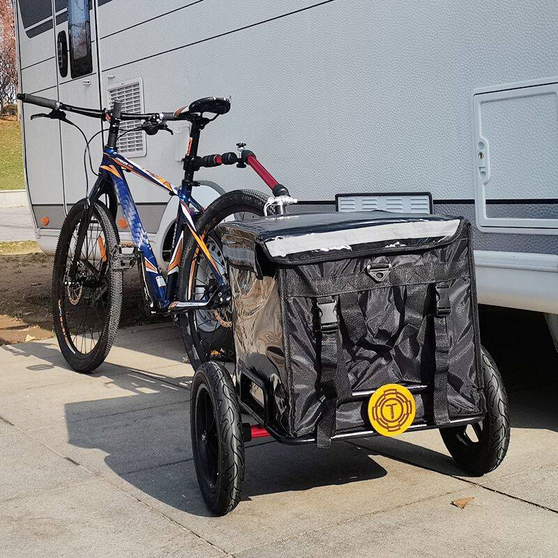 自行车拖挂小房车布兰塔营地车露营自行车户外大容量防水折叠电动