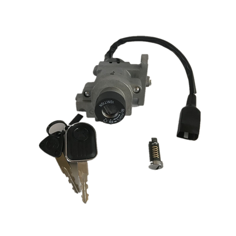 摩托车姜戈QP150T-C/2/3原厂配件电锁总成锁组合套锁锁芯钥匙