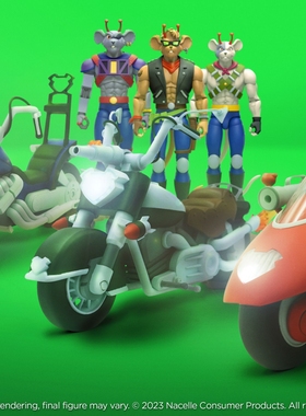 现货 NACELLE 93年动画 火星鼠骑士 1/12 人偶 机车 摩托车 玩具