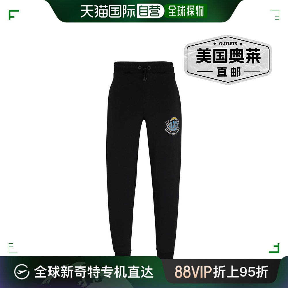 BOSS x NFL 棉混纺运动裤，带有合作品牌标志 - Chargers 【美国