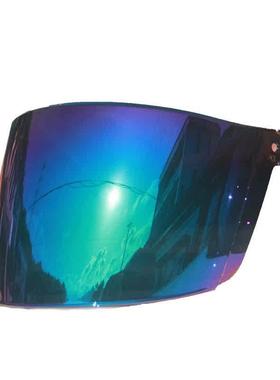 电动摩托车头盔镜片全半盔挡风镜面罩玻璃透明高清防晒雾配件-正