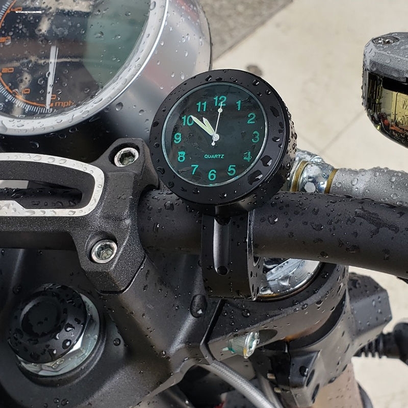 摩托电动自行车时间车表汽车车载时钟车用车内钟表时小时钟