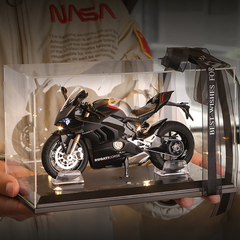 川崎h2r摩托车模型仿真合金车模玩具男生收藏摆件男朋友生日礼物