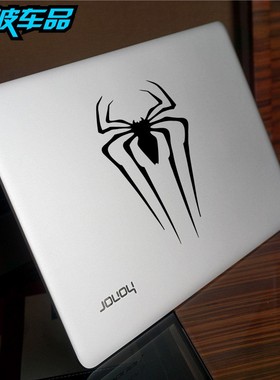 蜘蛛侠标志logo反光汽车贴纸漫威复仇者镂空行李箱笔记本贴画贴花