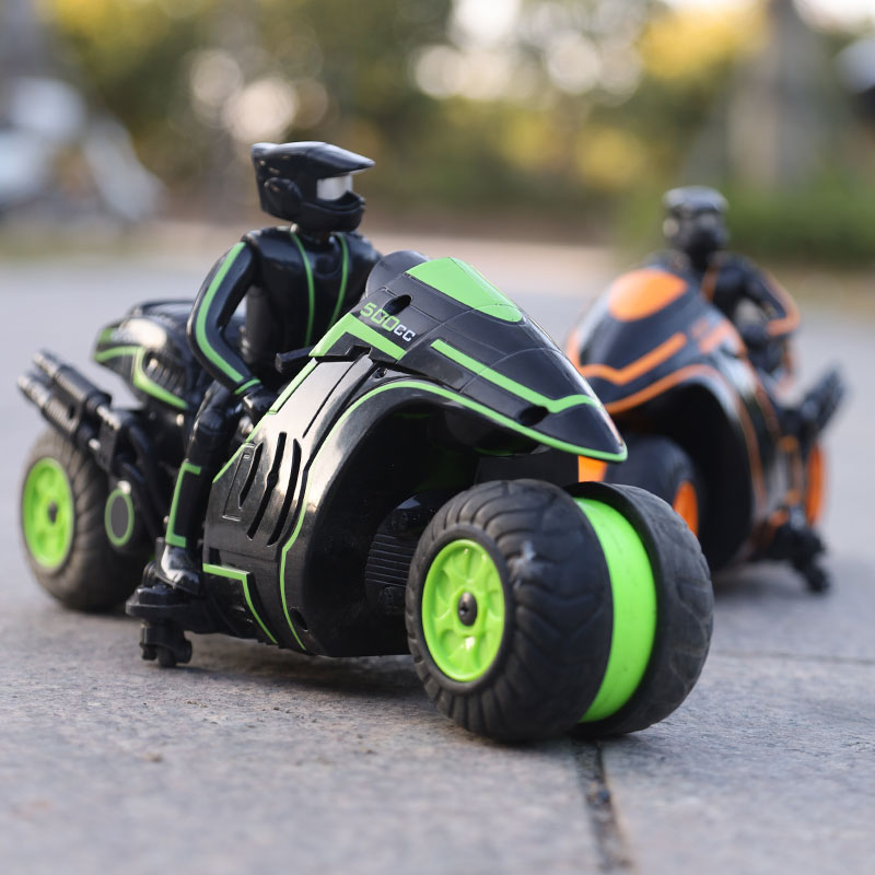 超大遥控赛车摩托车rc特技漂移自动平衡比赛电动汽车儿童男孩玩具