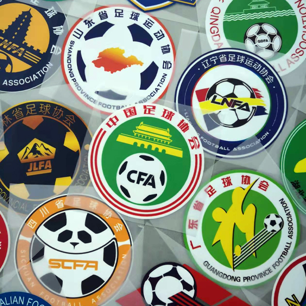 中国足协校园足球协会logo烫印标服装热转印胸口标印刷diy