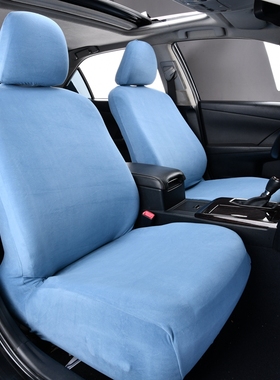 加厚德绒汽车椅子坐垫套弹力特斯拉model3yx通用全包丰田别克大众