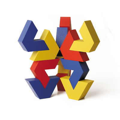 Naef Vivo三角形构造积木 进口儿童益智玩具 创意思维开发4岁+
