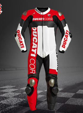 SR赛车 杜卡迪Ducati 原厂Corse C5 丹尼斯摩托赛车 赛道连体皮衣