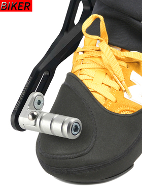 摩托车换档护鞋套骑车保护鞋子挂档用骑行装备运动鞋靴子可调防水