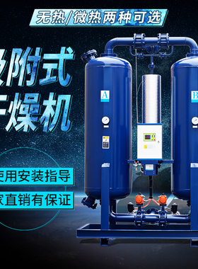 无热/微热吸附式干燥机 压缩除水空气干燥机 空压机除水用吸干机