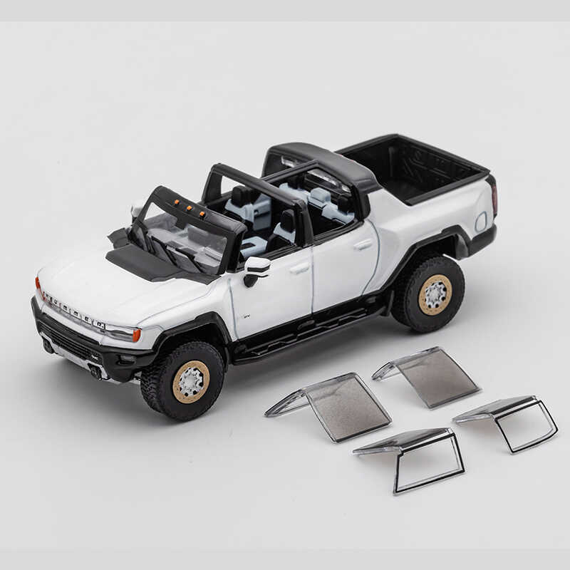 1:64悍马HUMMER EV皮卡合金车模仿真越野车可拆卸收藏品玩具模型