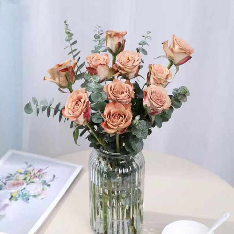 沈阳鲜花实体店卡布奇诺玫瑰花长白浑南于洪办公室东北的鲜花