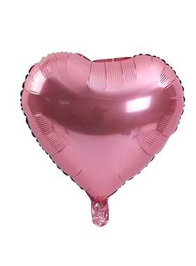 花喜爱大号爱心铝膜气球18寸心形铝箔气球礼盒花束U爱心球包装材