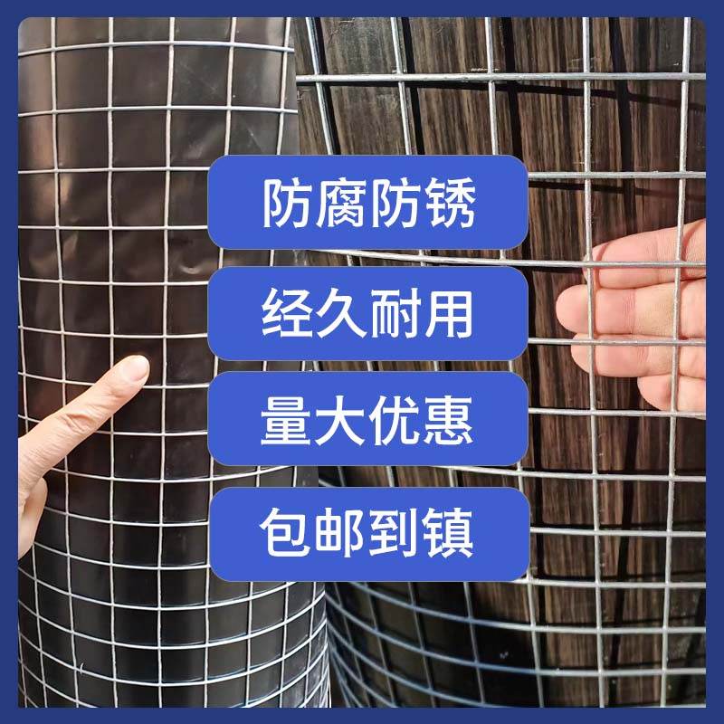 镀锌铁丝网围栏网格片养殖防鼠钢丝防护鸡鸟笼子抹墙网防裂玉米圈