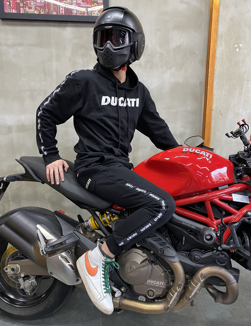 Ducati杜卡迪纯棉休闲运动赛车手训练服摩托车机车骑士男女卫衣