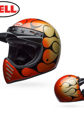 美国正品BELL头盔男摩托车全盔 个性酷复古越野头盔 拉力赛车头盔