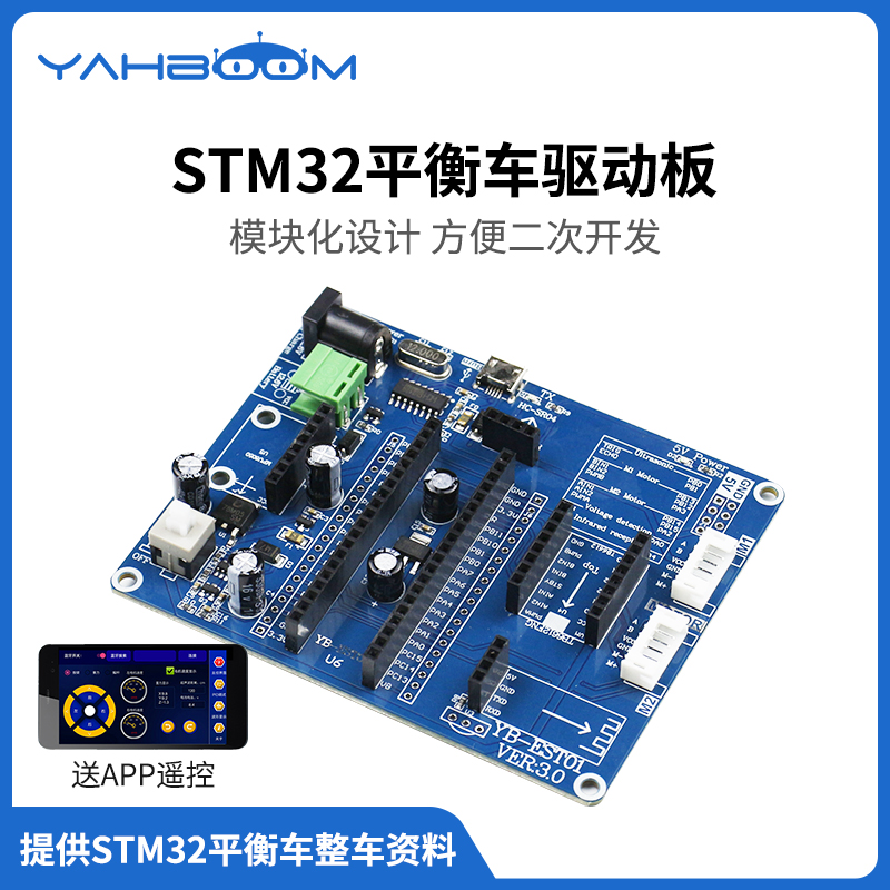 STM32两轮自平衡小车驱动扩展板 核心控制模块化主板 转接开发板